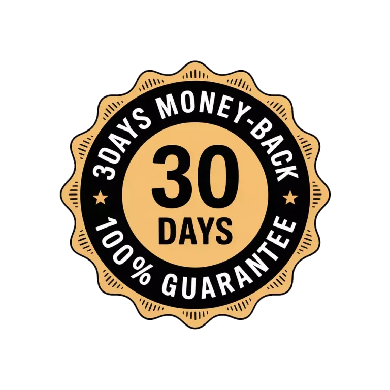 30 days money back guarantee